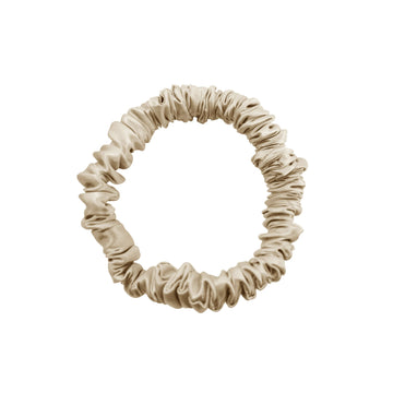 Save yourself from hair breakage and knots and allow our silky scrunchies to improve the quality of your hair's life! We use the highest quality (6A) 100% Mulberry silk that helps to ensure your endless experience. Antibacterial, hypoallergenic, and Hyaluronic Acid infused scrunchies.