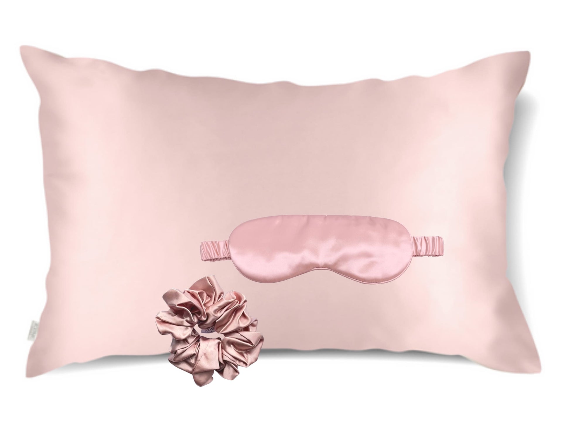 Experience the ultimate beauty sleep with our Hyaluronic Acid-infused silk set. Our luxurious silk pillowcase, eye mask, and scrunchie are all infused with skin-loving Hyaluronic Acid to help hydrate, plump, and soothe your skin and hair as you sleep. Wake up feeling refreshed and rejuvenated with the power of Hyaluronic Acid and the silky smoothness of our high-quality silk fiber.