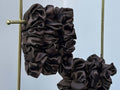 Save yourself from hair breakage and knots and allow our silky scrunchies to improve the quality of your hair's life! We use the highest quality (6A) 100% Mulberry silk that helps to ensure your endless experience. Antibacterial, hypoallergenic, and Hyaluronic Acid infused scrunchies.