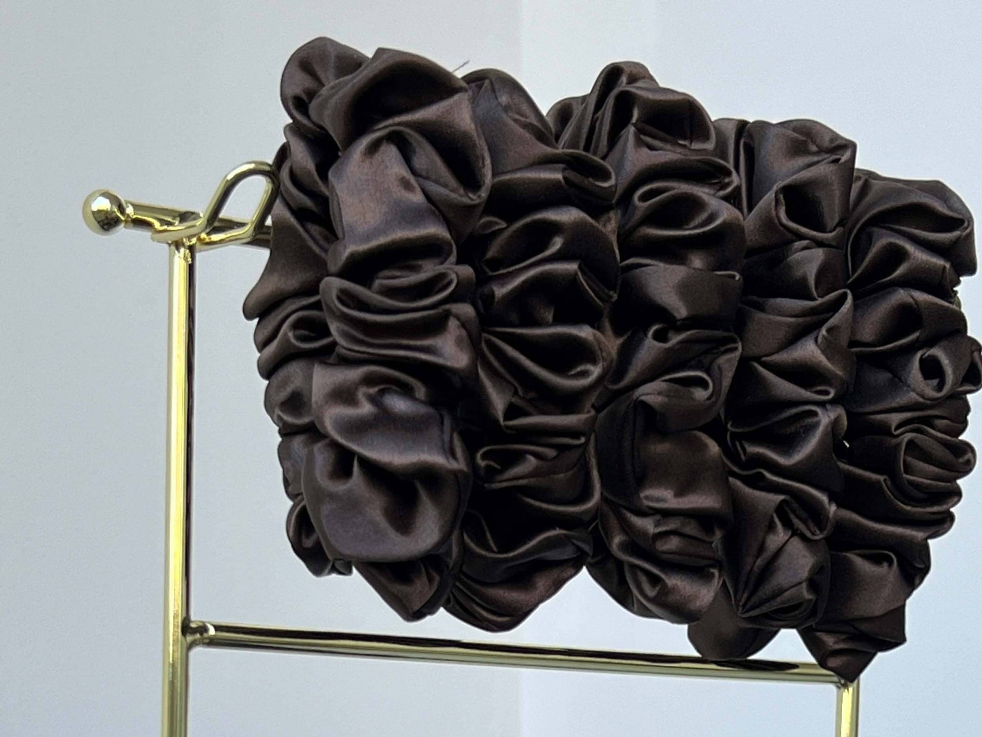 Save yourself from hair breakage and knots and allow our silky scrunchies to improve the quality of your hair's life! We use the highest quality (6A) 100% Mulberry silk that helps to ensure your endless experience. Antibacterial, hypoallergenic, and Hyaluronic Acid infused scrunchies.