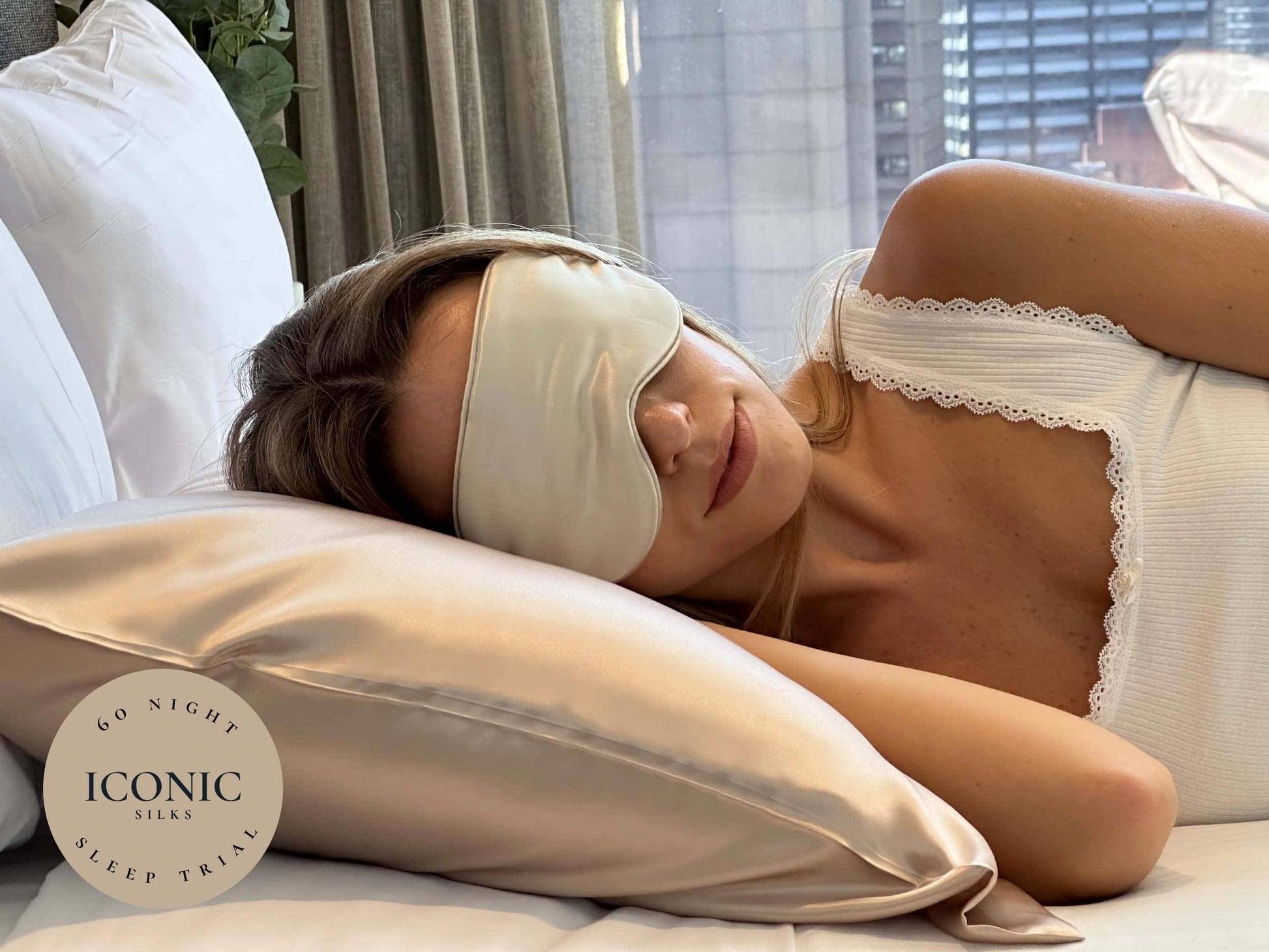 Get a better night's sleep with our Hyaluronic Acid infused Silk Eye Masks. These silk masks are designed to hydrate and rejuvenate the delicate skin around your eyes, leaving you with a refreshed and youthful appearance. The combination of silky soft fabric and hydrating Hyaluronic Acid creates the ultimate spa experience in the comfort of your own home.