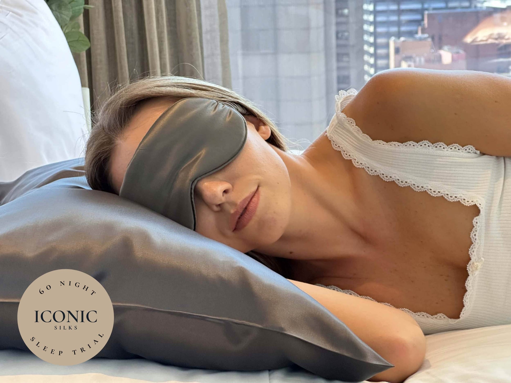 Get a better night's sleep with our Hyaluronic Acid infused Silk Eye Masks. These silk masks are designed to hydrate and rejuvenate the delicate skin around your eyes, leaving you with a refreshed and youthful appearance. The combination of silky soft fabric and hydrating Hyaluronic Acid creates the ultimate spa experience in the comfort of your own home.