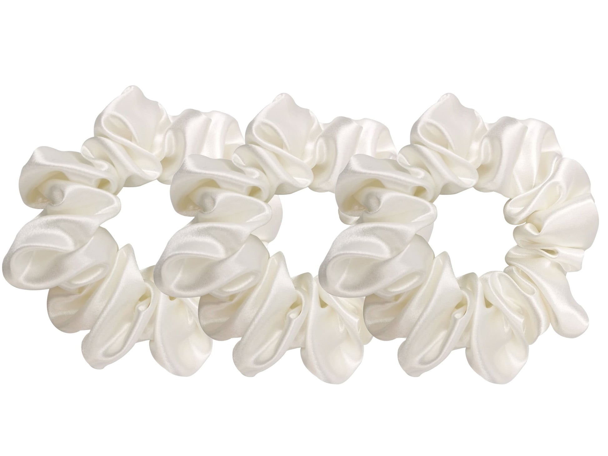 Save yourself from hair breakage and knots and allow our silky scrunchies to improve the quality of your hair's life! We use the highest quality (6A) 100% Mulberry silk that helps to ensure your endless experience. Antibacterial, hypoallergenic, and Hyaluronic Acid infused scrunchies.