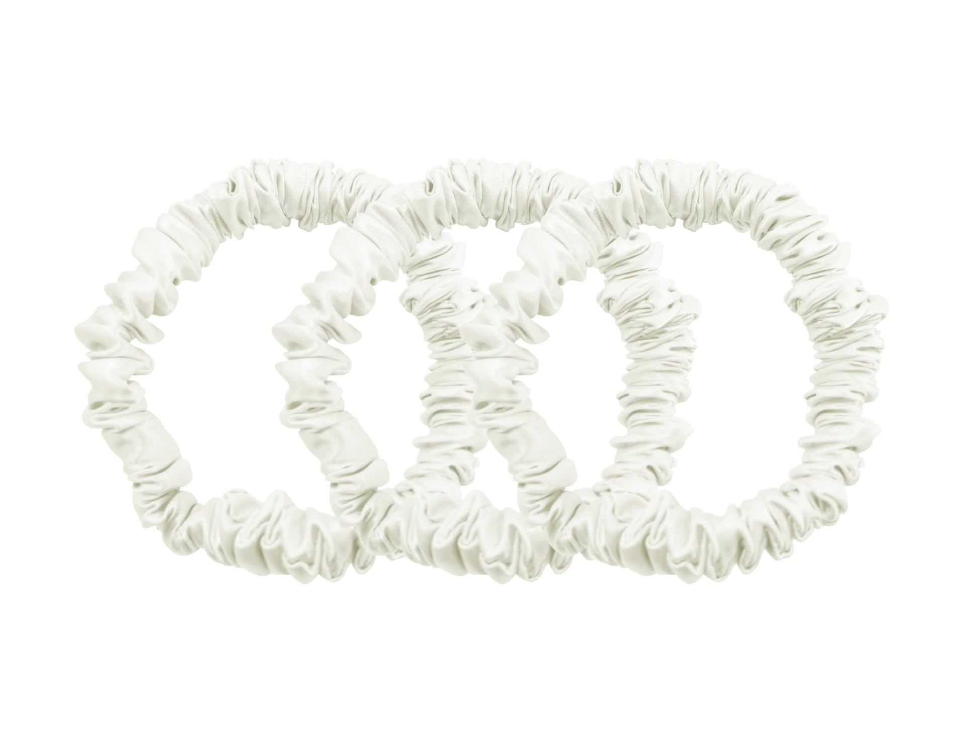 Save yourself from hair breakage and knots and allow our silky scrunchies to improve the quality of your hair's life! We use the highest quality (6A) 100% Mulberry silk that helps to ensure your endless experience. Antibacterial, hypoallergenic, and Hyaluronic Acid infused scrunchies.