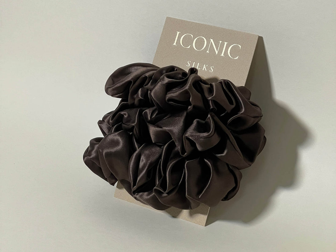 Save yourself from hair breakage and knots and allow our silky scrunchies to improve the quality of your hair's life! We use the highest quality (6A) 100% Mulberry silk that helps to ensure your endless experience. Antibacterial, hypoallergenic, and Hyaluronic Acid infused scrunchies.
