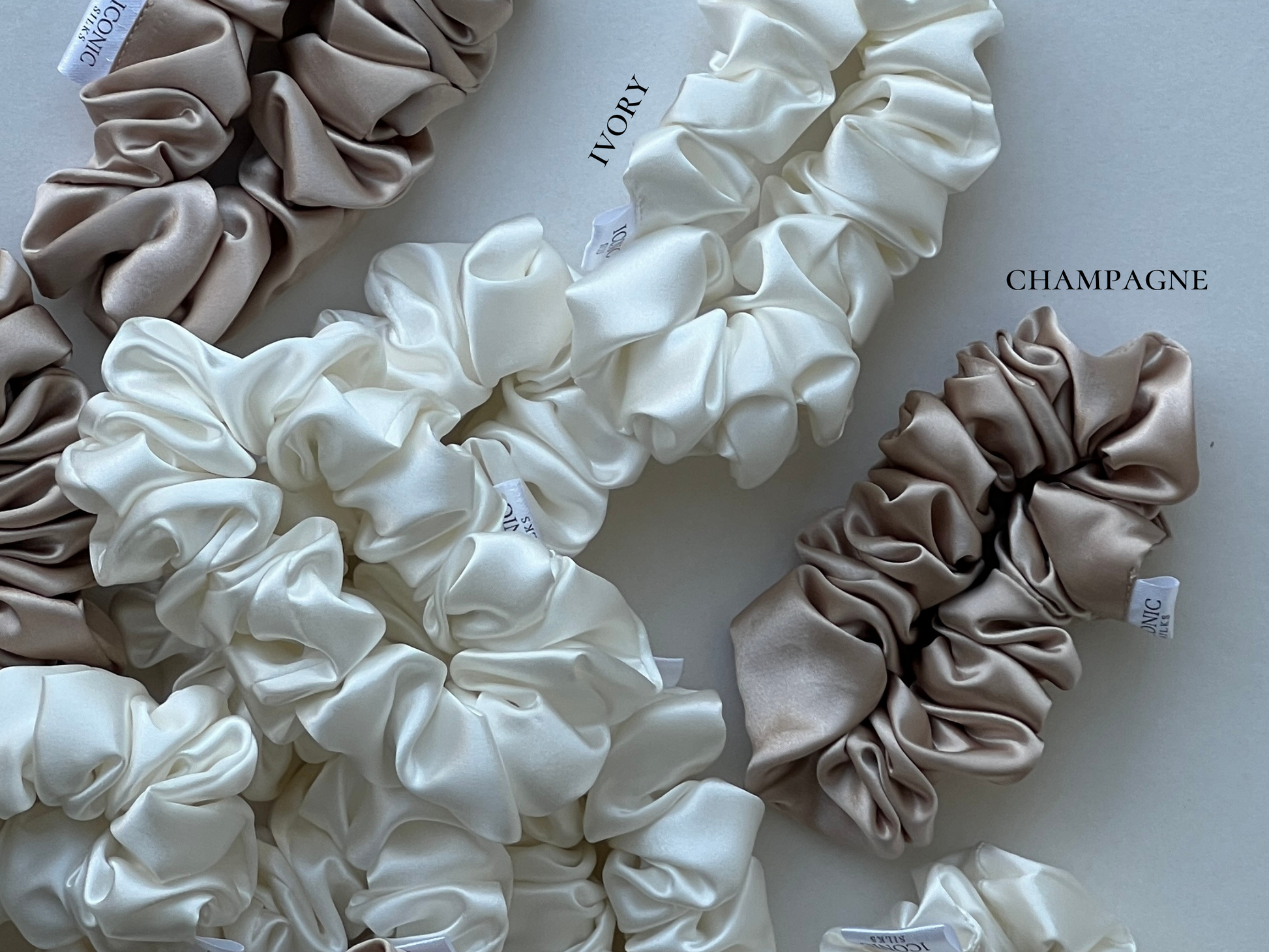Save yourself from hair breakage and knots and allow our silky scrunchies to improve the quality of your hair's life! We use the highest quality (6A) 100% Mulberry silk that helps to ensure your endless experience. Antibacterial, hypoallergenic, and Hyaluronic Acid infused scrunchies.