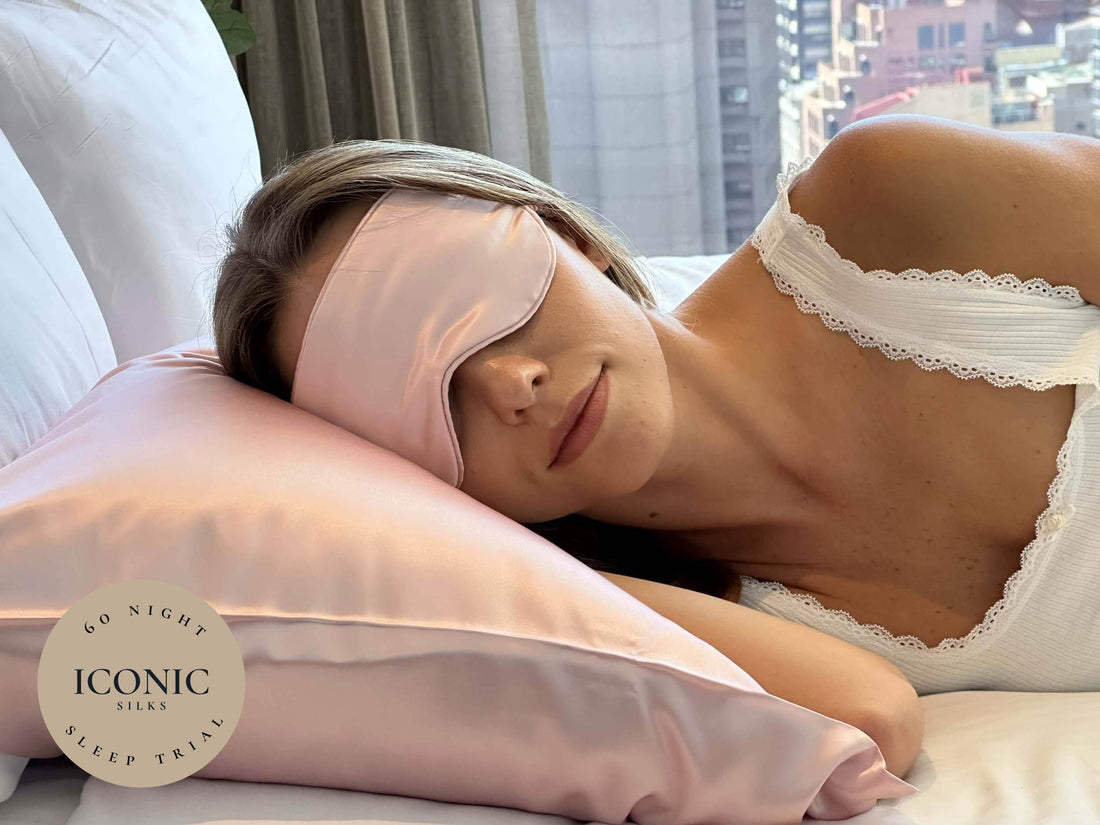 Get a better night's sleep with our Hyaluronic Acid infused Silk Eye Masks. These silk masks are designed to hydrate and rejuvenate the delicate skin around your eyes, leaving you with a refreshed and youthful appearance. The combination of silky soft fabric and hydrating Hyaluronic Acid creates the ultimate spa experience in the comfort of your own home.