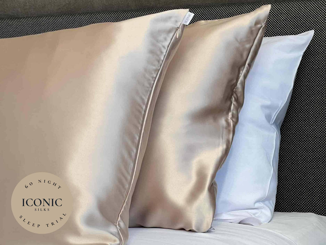 Get the beauty sleep you deserve with our Hyaluronic Acid Infused Silk Pillowcase. The silky smooth fabric is gentle on your skin and hair while the infused hyaluronic acid provides hydration, leaving you with a refreshed and rejuvenated complexion. Say goodbye to bed head and wake up to a glowing complexion every morning.