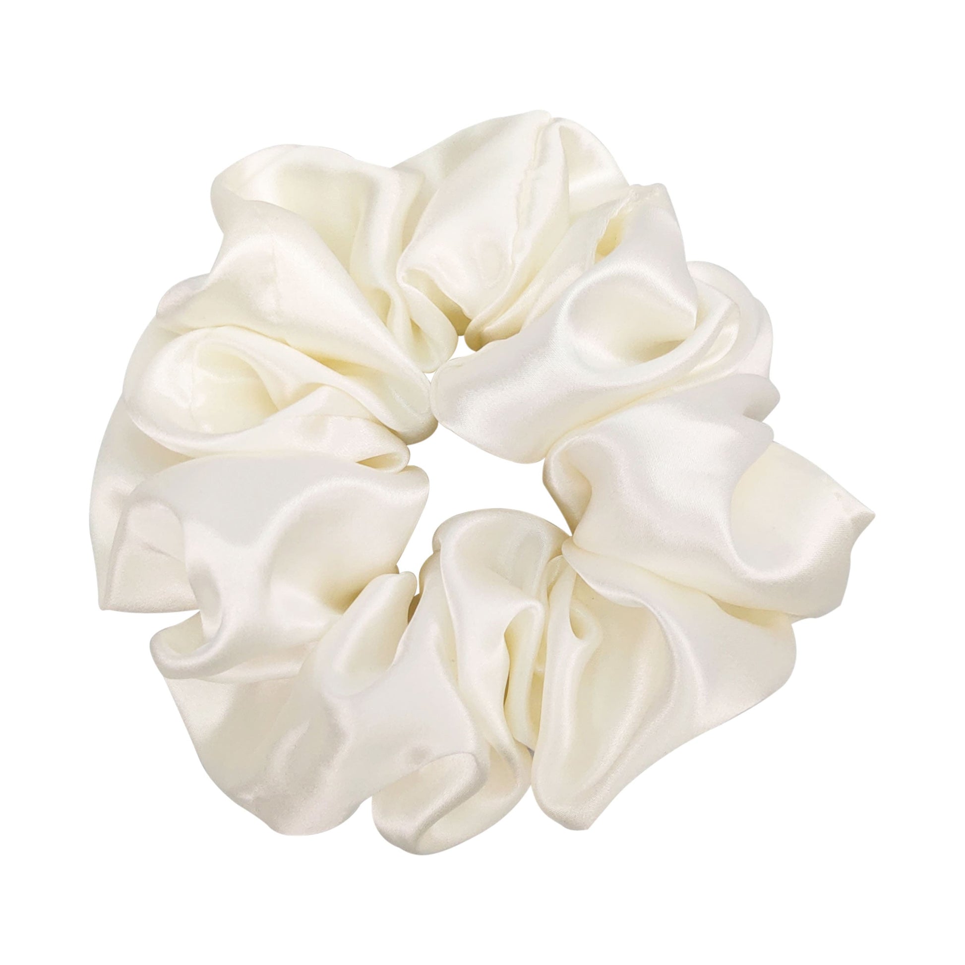 Antibacterial, hypoallergenic, and Hyaluronic Acid infused scrunchies hydrate your hair at all the time.