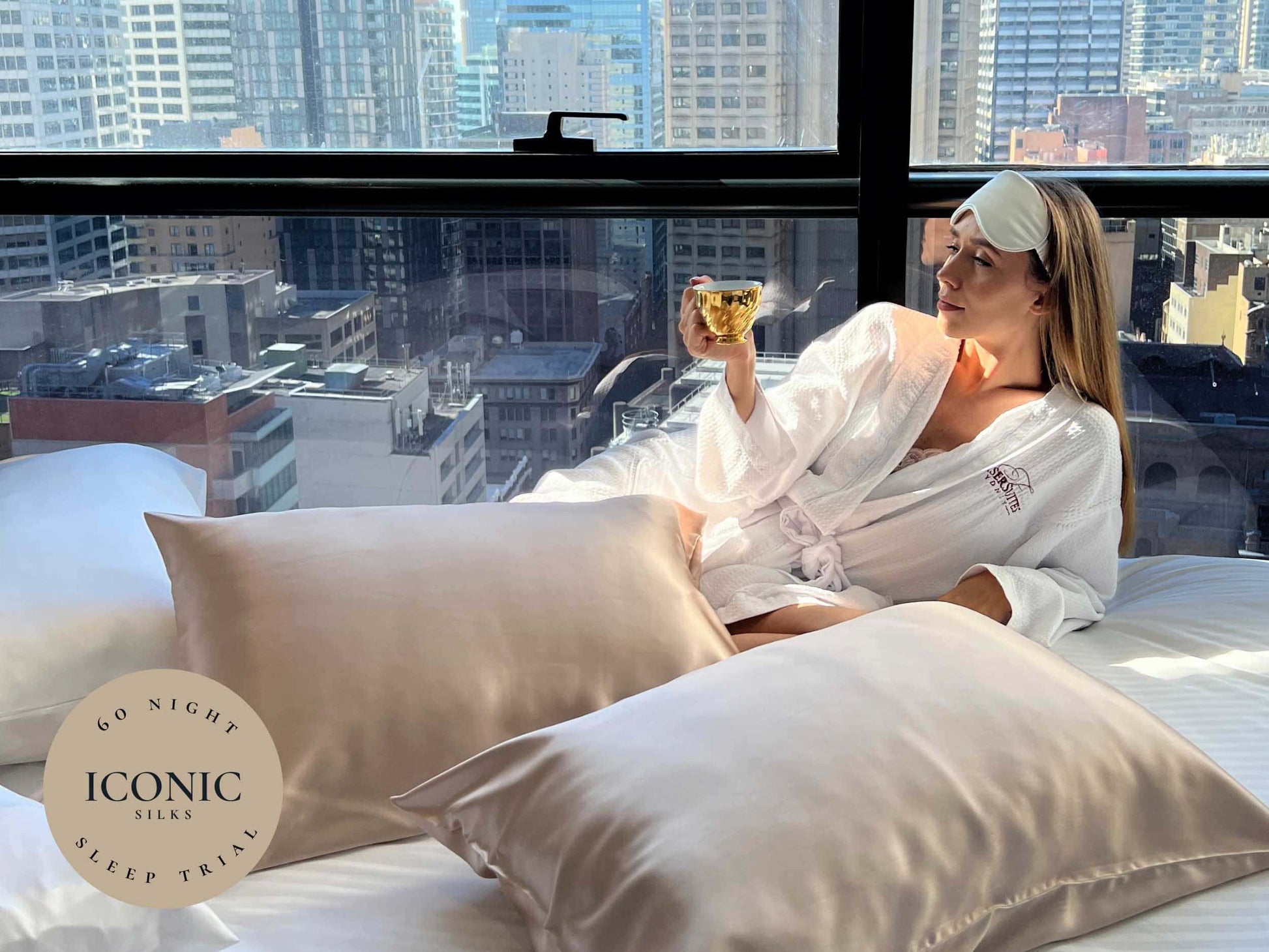 Get the beauty sleep you deserve with our Hyaluronic Acid Infused Silk Pillowcases. The silky smooth fabric is gentle on your skin and hair while the infused Hyaluronic Acid provides hydration, leaving you with a refreshed and rejuvenated complexion. Say goodbye to bed head and wake up to a glowing complexion every morning.